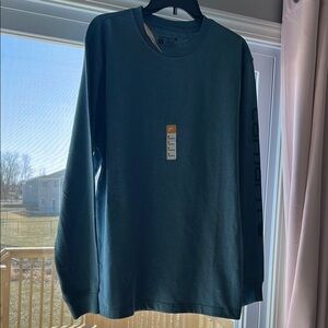 Carhartt Men's Blue Long Sleeve Shirt